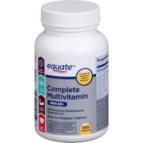 Equate Complete Multivitamin Women 50 100 Tablets Health