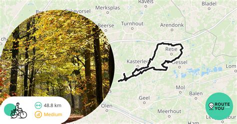 Lichtaart Kasterlee Retie Recreatieve Fietsroute RouteYou