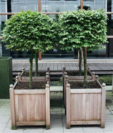 Large wooden planters – Artofit