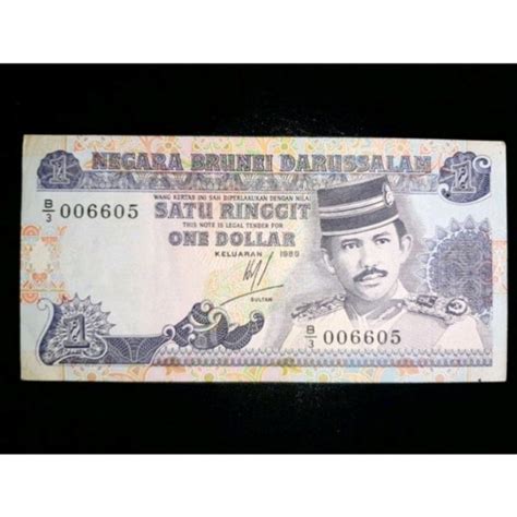 Jual Uang Asing Kuno Bnd Dollar Brunei Darussalam Tahun Di Lapak