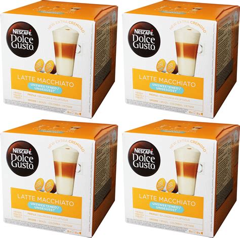 Nescaf Dolce Gusto Latte Macchiato Unsweetened Pack Of X