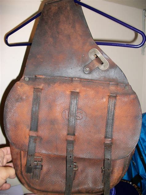 Us Stamped Leather Saddle Bags Collectors Weekly