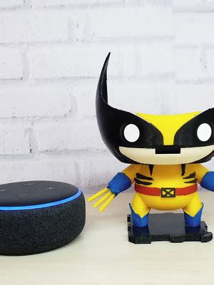 Suporte Tema Batman Para Alexa Echo Dot Elo