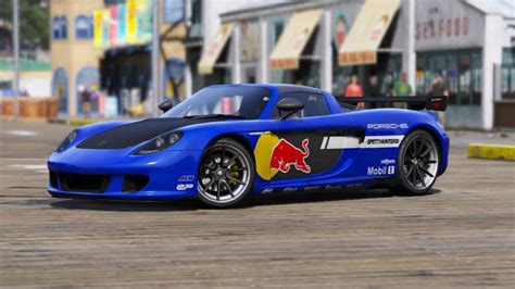 Red Bull Livery For Porsche Carrera GT GTA5 Mods