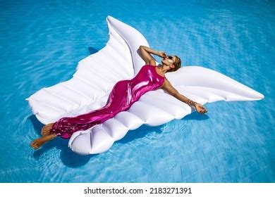 Elegant Female Model Stylish Bikini Lying Stock Photo 2199295273 Shutterstock