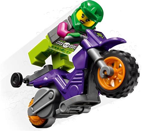 Lego City Stuntz Wheelie Stunt Bike Set With Flywheel Powered Us