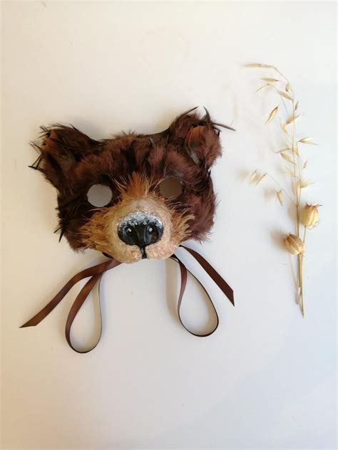 Luxury Brown Bear Mask Grizzly Bear Mask Arctic Bear Mask Winter