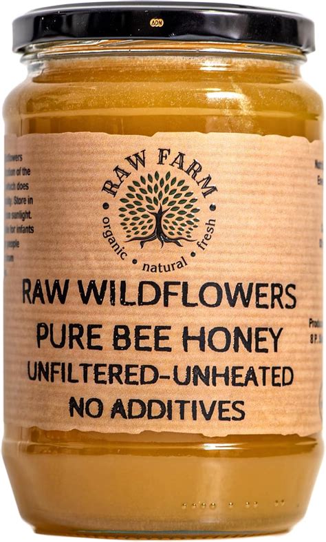 900 G Pure Raw Wildflowers Honey Unfiltered Unheated Unpasteurized