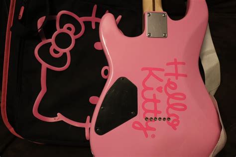 Hello Kitty Fender Squier Strat Demo And Review Do You Like Gear