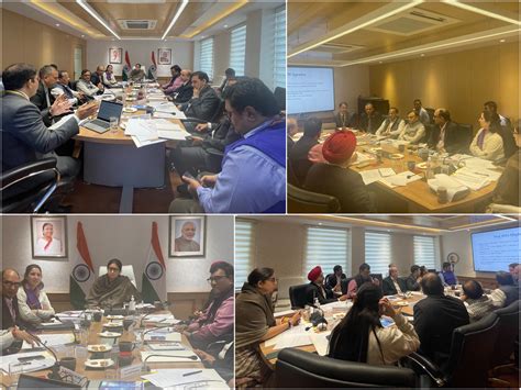 Smriti Z Irani On Twitter Chaired An Inter Ministerial Meeting To