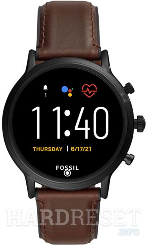 Reanudar La Fuerza Fossil Gen Smartwatch The Carlyle Hr Mostrar M S