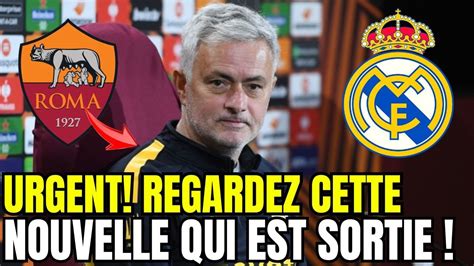 Y As Tu D J Pens Jos Mourinho De Retour Au Real Madrid Nouvelles