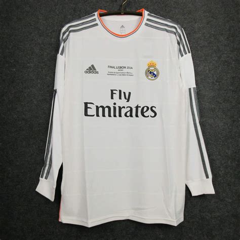 The Retro Kits Real Madrid 2013 2014 Home Kit Long Sleeves