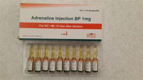 Mg Ml Epinephrine Adrenaline Injection Bp At Best Price In Ahmedabad