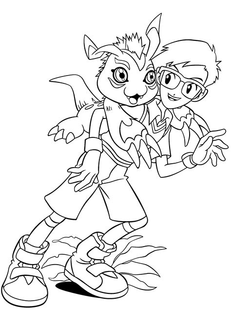 20 Best Ideas Digimon Coloring Pages Best Collections Ever Home