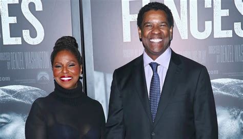 Denzel Washington and Wife at Fences Premiere in NYC | POPSUGAR Celebrity