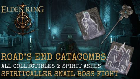 Elden Ring PS5 Road S End Catacombs All Items Spiritcaller Snail