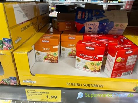 Preis Kalorien F R Allg Uer Schmelzk Sescheiben Supermarktcheck