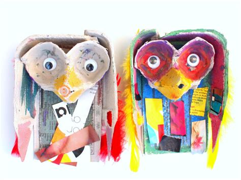 Egg Carton Owls (and Owl Picture Books!) | Pink Stripey Socks