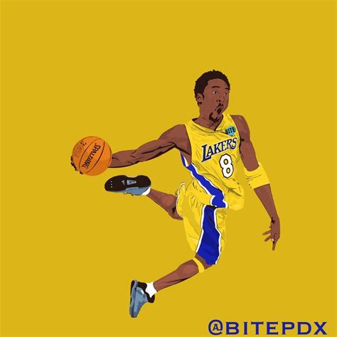 Kobe Bryant BitePDX Art | Nba art, Kobe bryant pictures, Kobe bryant ...