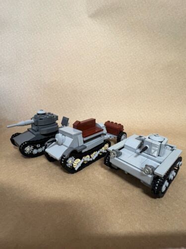 WW2 Combine Light Tank Set - 3 Tanks with Real LEGO India | Ubuy