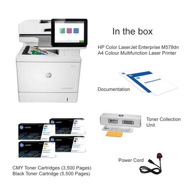 HP Color LaserJet Enterprise MFP M578dn A4 Colour Multifunction Laser