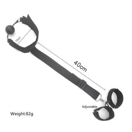 BDSM Ball Mouth Gag With Cuffs Restraints Best Sex Toys In Nairobi Eros Kenya