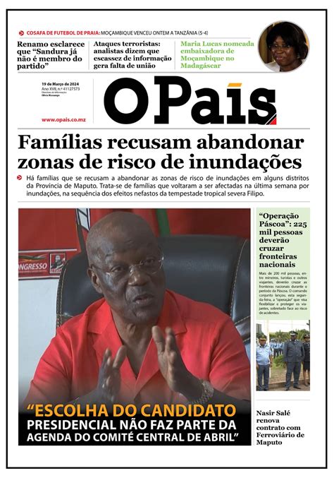 Folha de Maputo Notícias Desporto COSAFA 2024 Moçambique