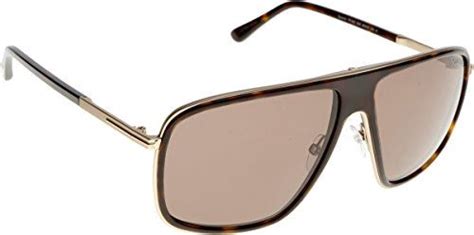 Quentin Ft 0463 Geometric Metal Men Women S Eyewear Havana Tom Ford Geometric Sunglasses