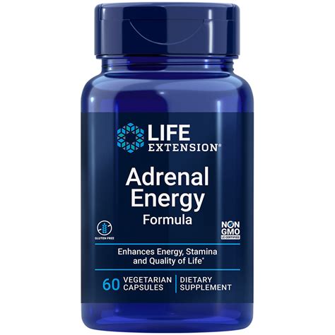 Adrenal Energy Formula, 60 vegetarian capsules - Life Extension Australia