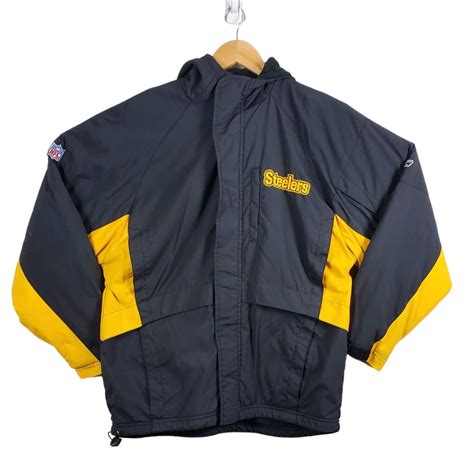 Vintage Pittsburgh Steelers Windbreaker Puffer Depop