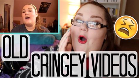 Reacting To My Old Cringey Videos Youtube