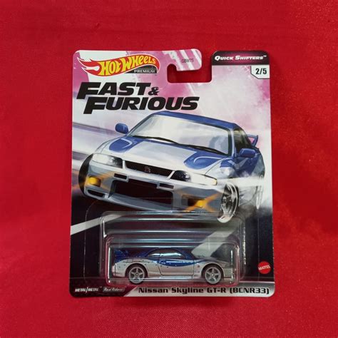 Jual Hot Wheels Premium Nissan Skyline GT R BCNR33 Fast Furious Quick Shifters Shopee