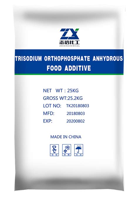 Trisodium Phosphate Anhydrous Food Additive Tsp