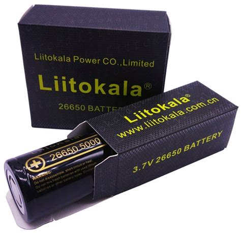 Bateria Akumulator Ogniwo Liitokala Lii 50A Li Ion 26650 5000mAh 3 7V