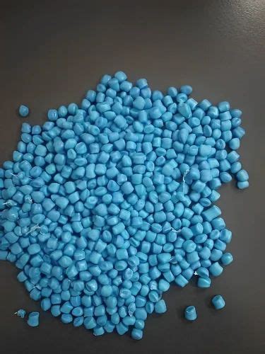 Colored Sky Blue PP Granules For Injection Molding 940 Kg M3 At Rs 79