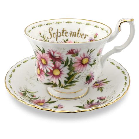 Royal Albert Flower Of The Month September Teacup Saucer