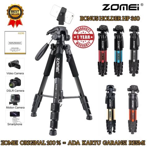 Jual ZOMEI Q111 Profesional Tripod Portable For Kamera DSLR Mirrorless