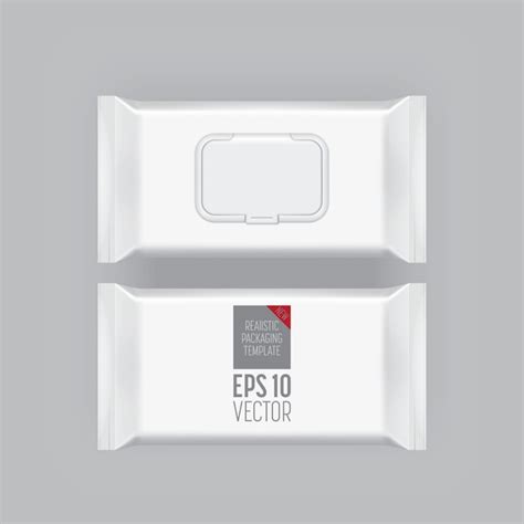 Premium Vector Blank Packaging Template Isolated On Grey