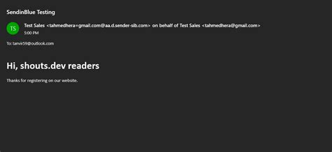 Laravel How To Send Mail Using Sendinblue Smtp Shouts Dev