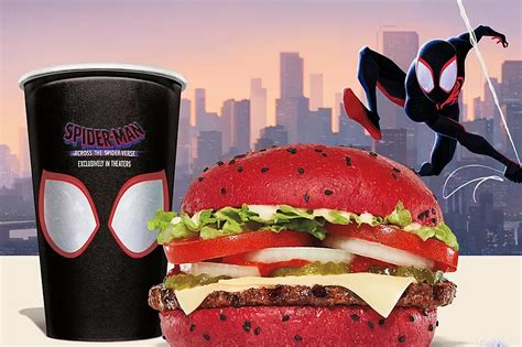 Burger King Unveils ‘Spider-Verse’ Burger With Red Bun | Geek'd Con