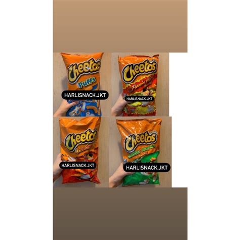 Jual Cheetos Frito Lays Crunchy Cheese Flamin Hot Cheddar Jalapeno USA Shopee Indonesia