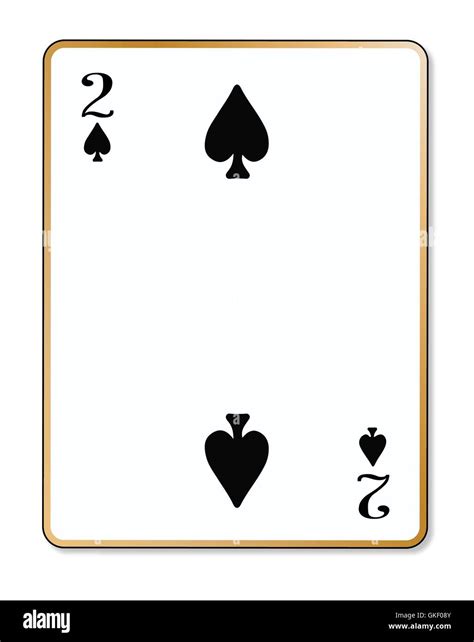 2 of spades Stock Vector Images - Alamy