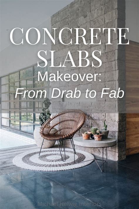 Concrete Slabs Makeover From Drab To Fab Concrete Slab Patio