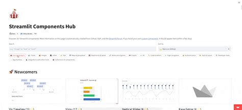 GitHub - jrieke/components-hub: An automated hub of Streamlit components