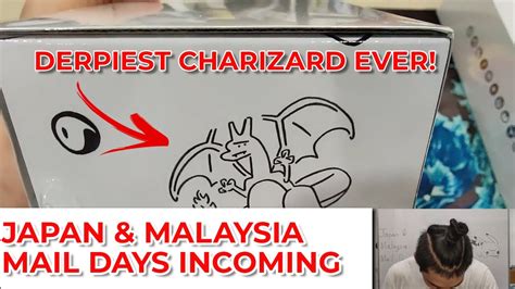 Getting Derpy Charizard From Japan Japan Malaysia Mail Day YouTube