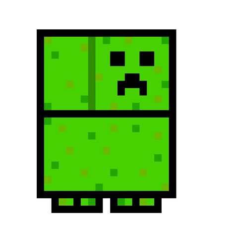 Creeper Head Pixel Art