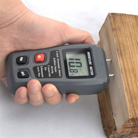 Digital Lcd Wood Moisture Temperature Meter Humidity Timber Wood Damp