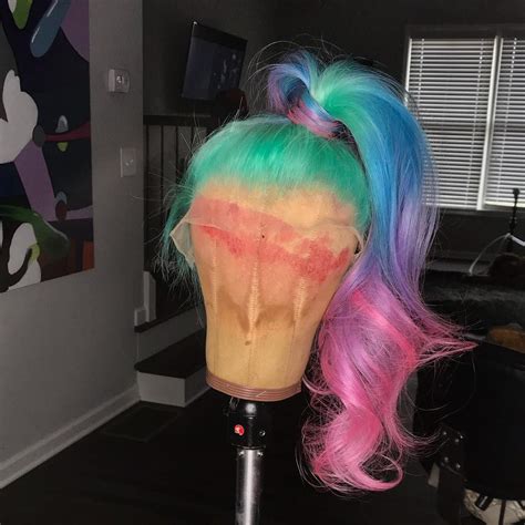 Rainbow Lace Wig Wig Hairstyles Hair Hair Styles