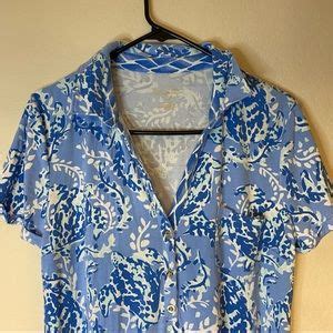 Lilly Pulitzer Dresses Lilly Pulitzer Peri Blue Turtley Awesome Upf